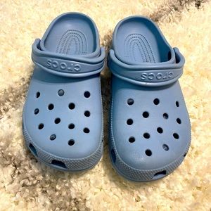 Powder blue Crocs womens size 9